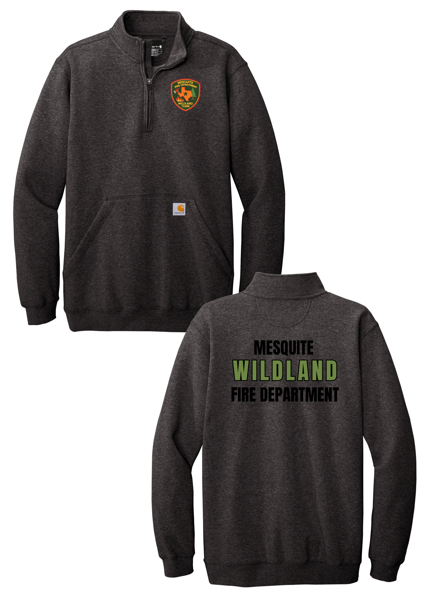 Mesquite FD Carhartt® Midweight 1/4-Zip Mock Neck Sweatshirt