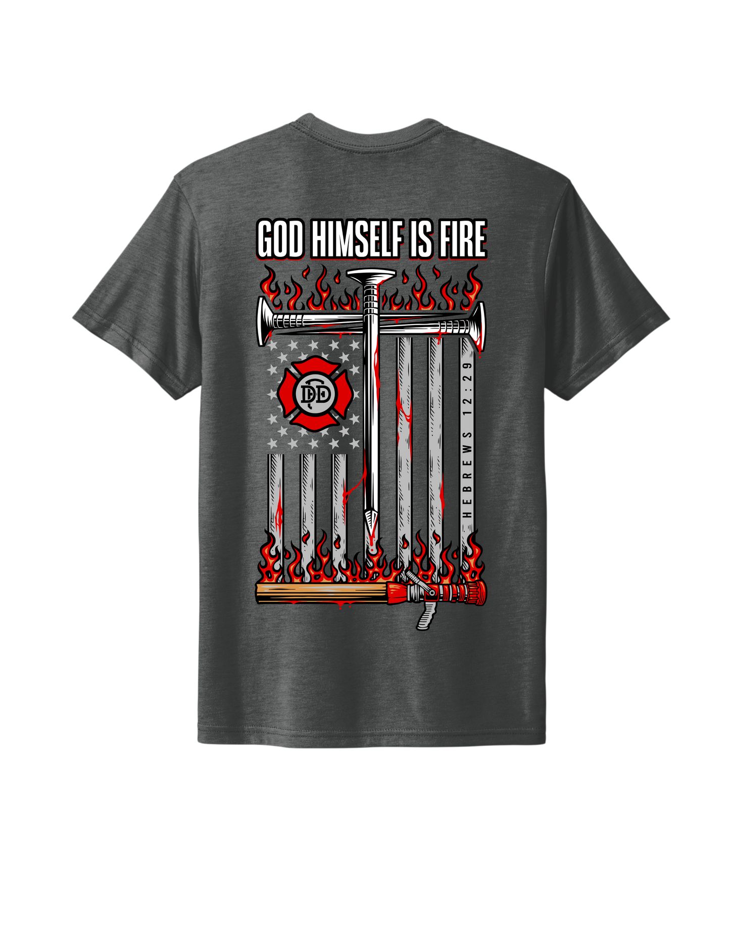 Dallas Bomberos God Is Fire T-Shirt