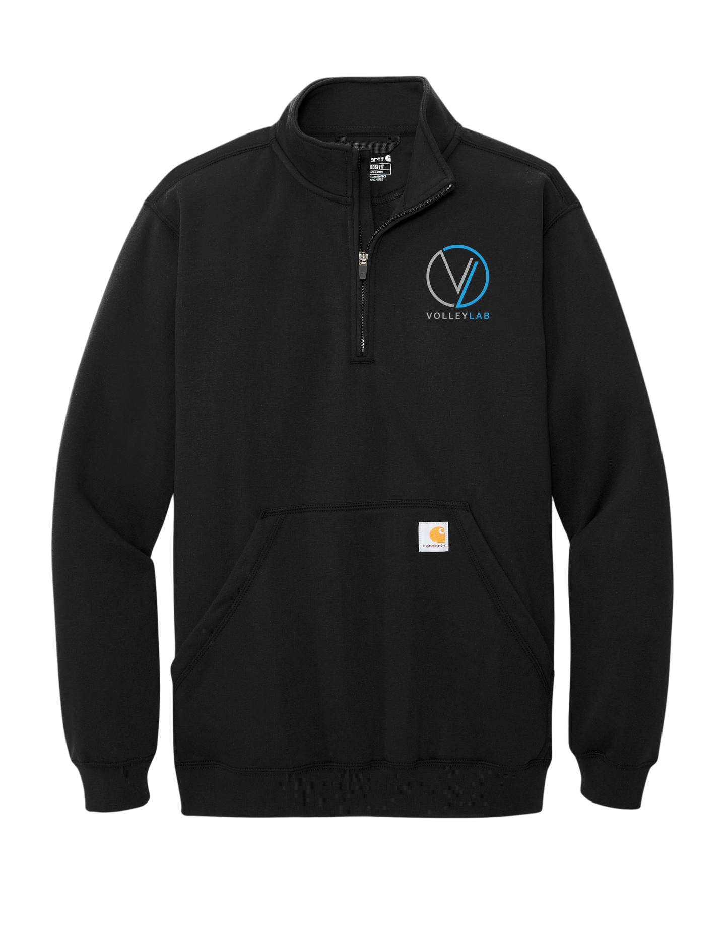 VolleyLab Carhartt® Midweight 1/4-Zip Mock Neck Sweatshirt