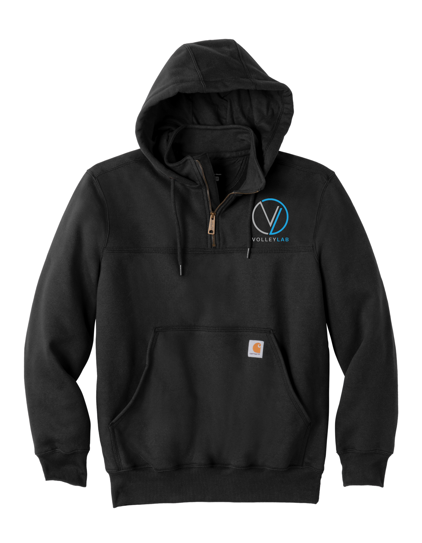 VolleyLab Carhartt® Rain Defender® Paxton Heavyweight Hooded Zip Mock Sweatshirt