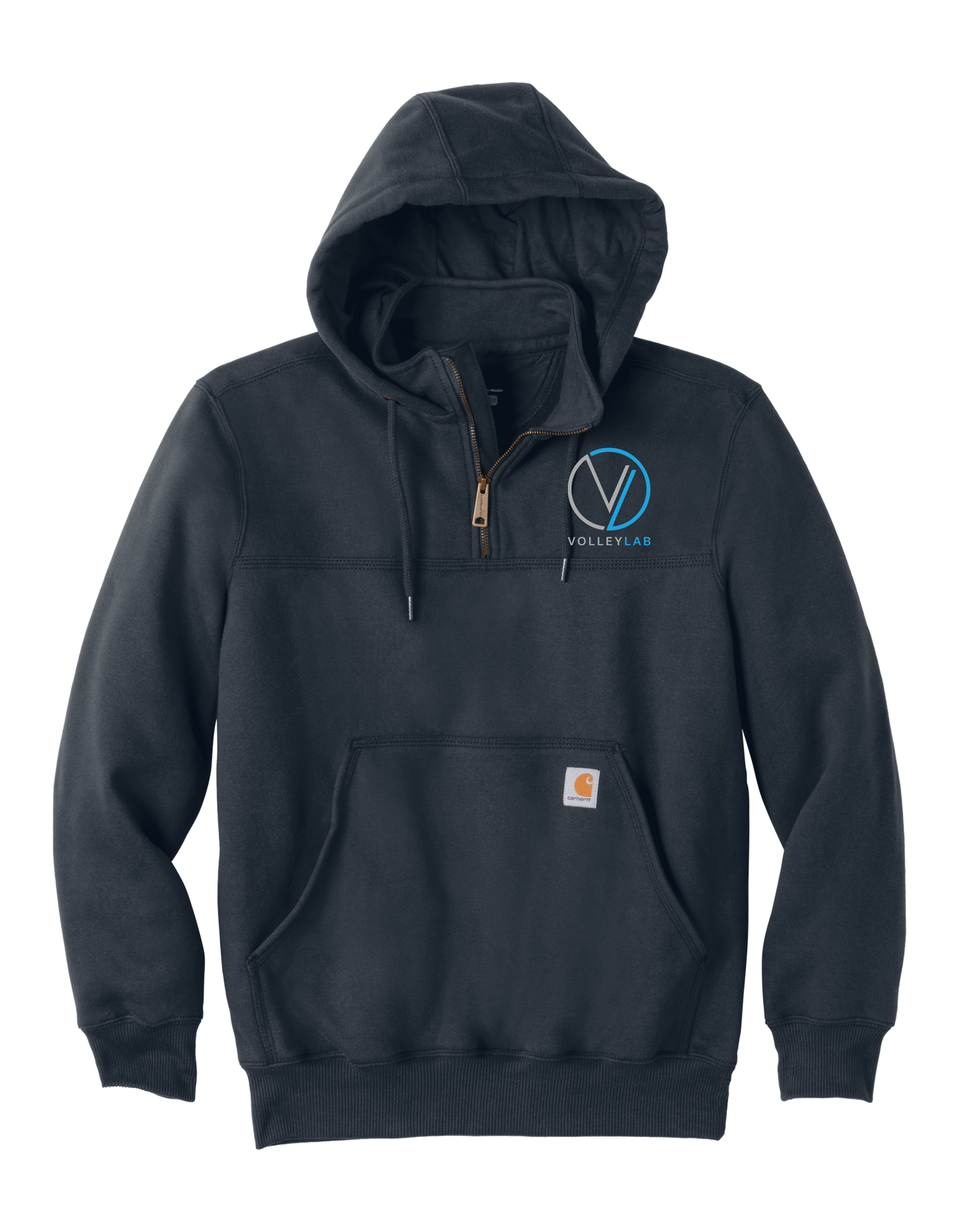 VolleyLab Carhartt® Rain Defender® Paxton Heavyweight Hooded Zip Mock Sweatshirt