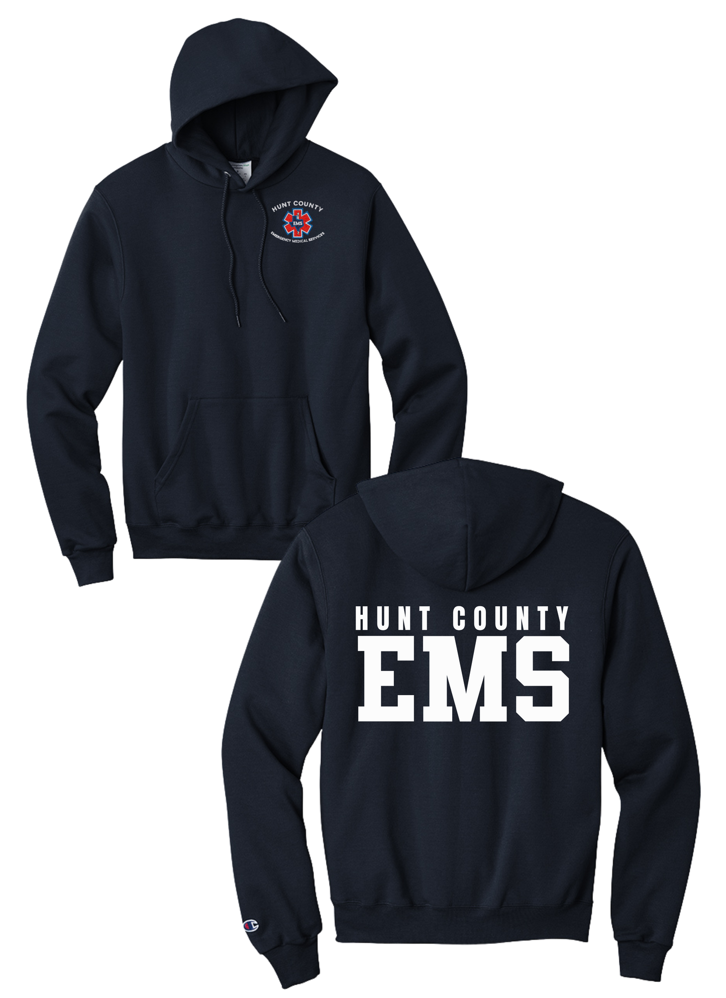 Hunt County EMS Champion Powerblend Hooded Sweatshirt