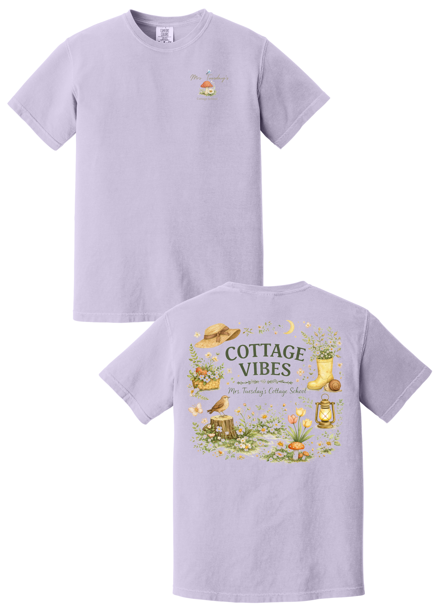 Mrs. Tuesday's Cottage School Adult T-Shirt