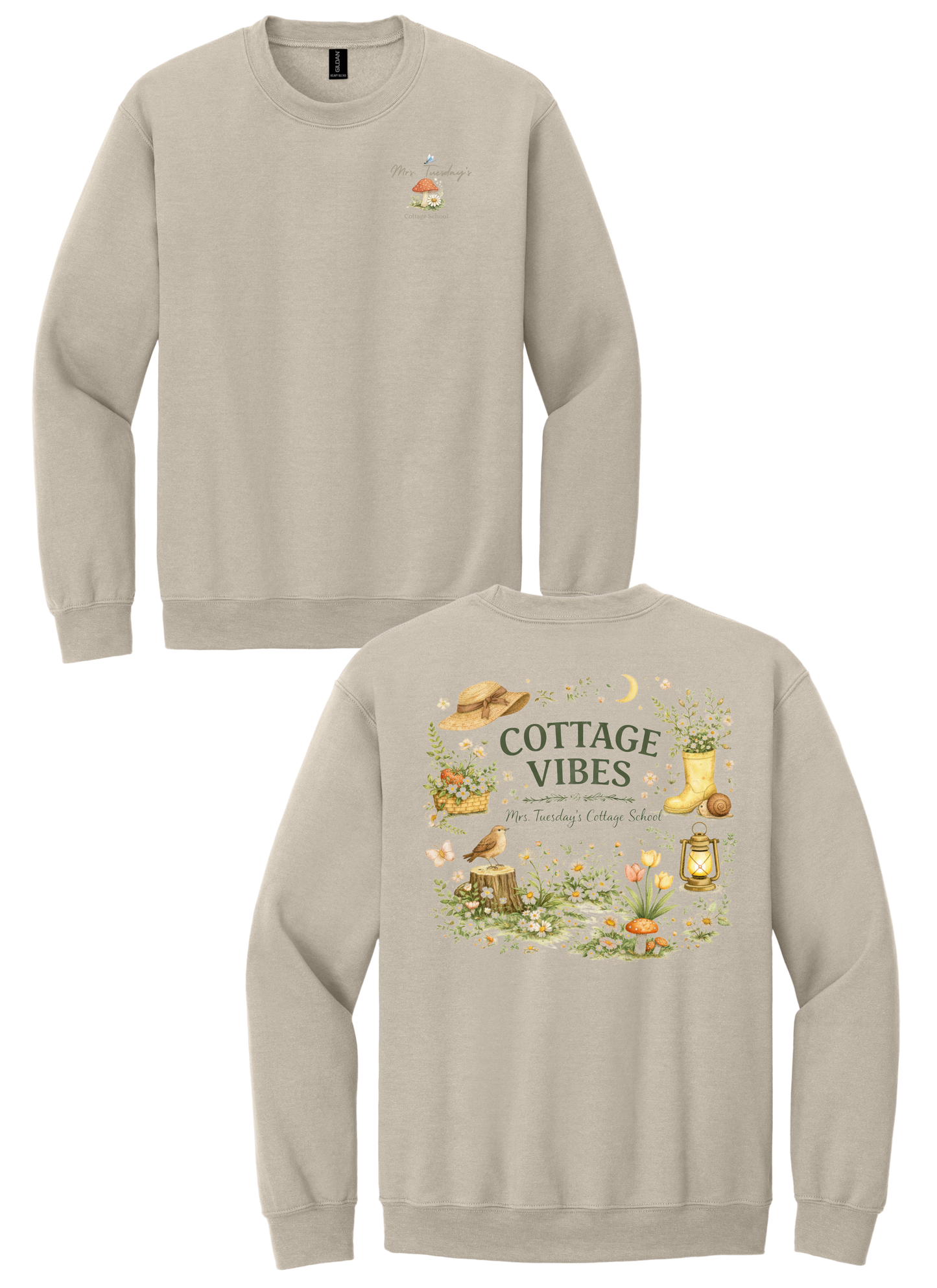 Mrs. Tuesday's Cottage School Adult Sweatshirt