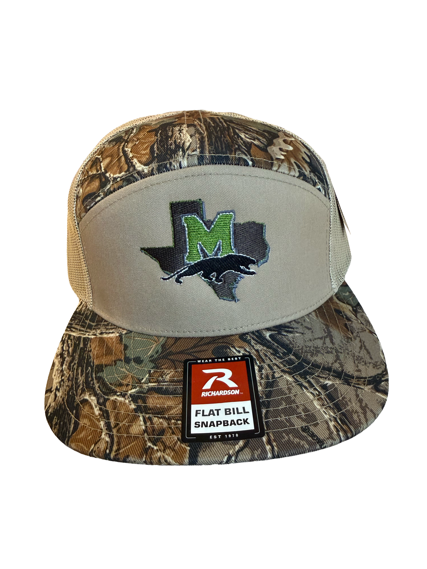 Mabank ISD 7-Panel Camo Hat
