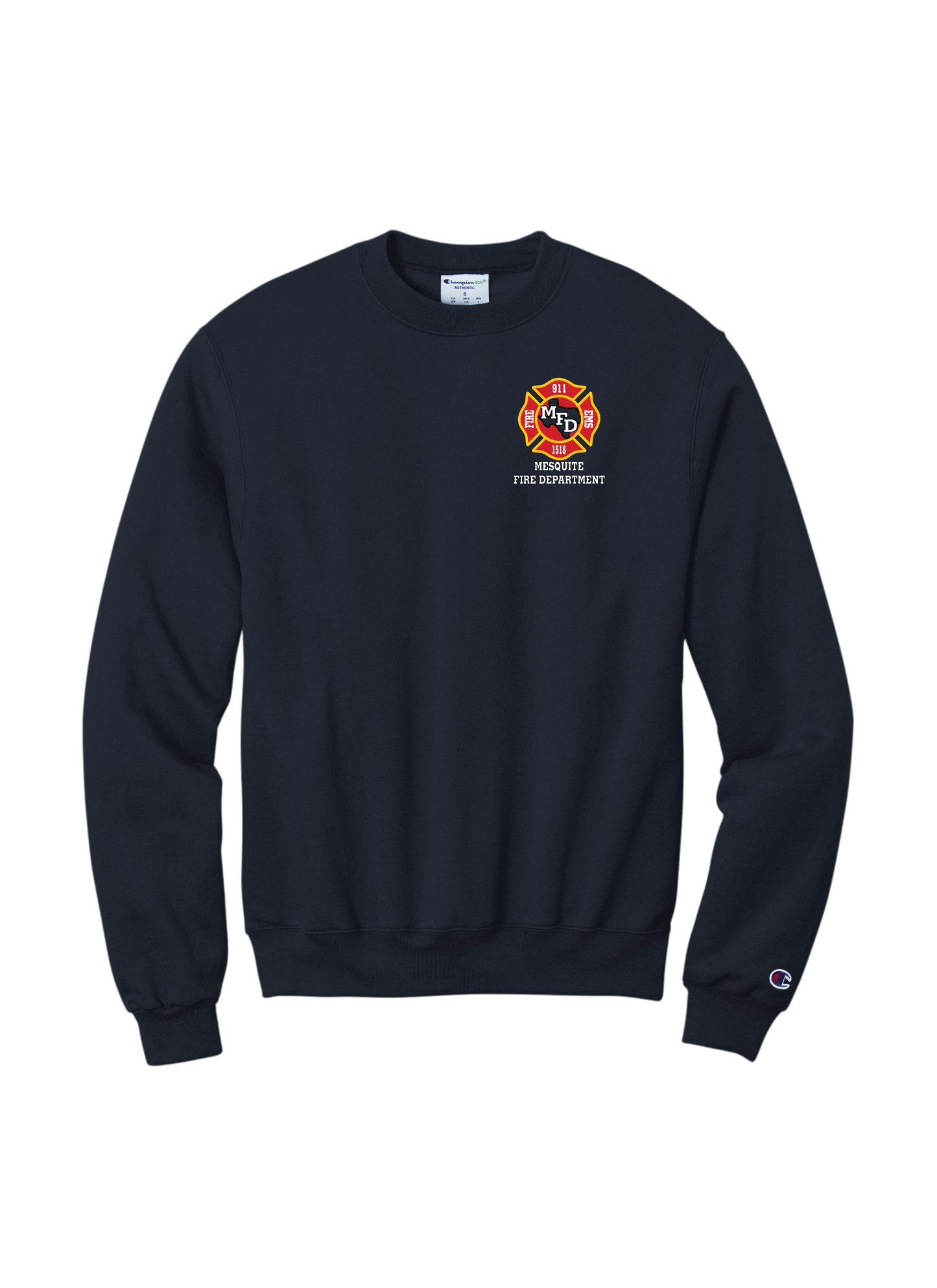 Mesquite FD Station 1 Champion Powerblend Crewneck Sweatshirt