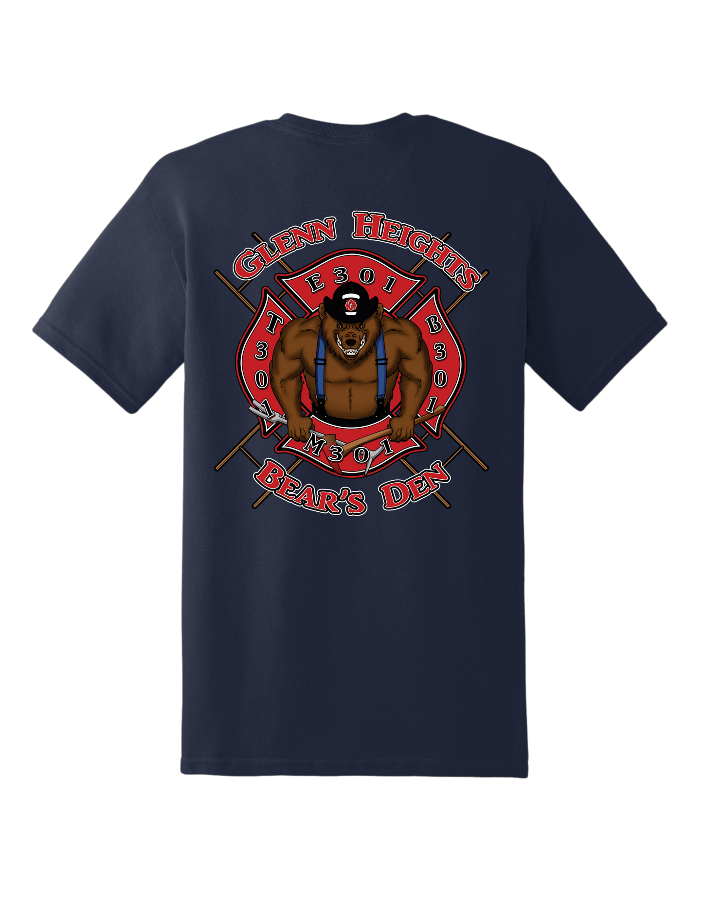 Glenn Heights FD Bear's Den Short Sleeve T-Shirt