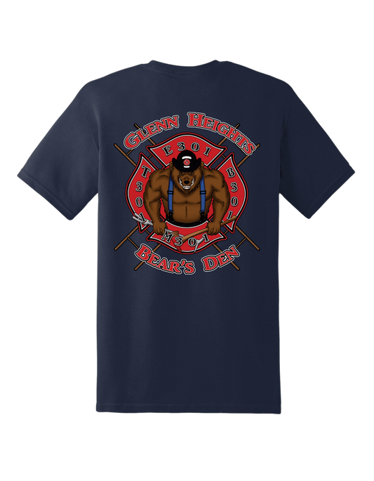 Glenn Heights FD Bear's Den Short Sleeve T-Shirt