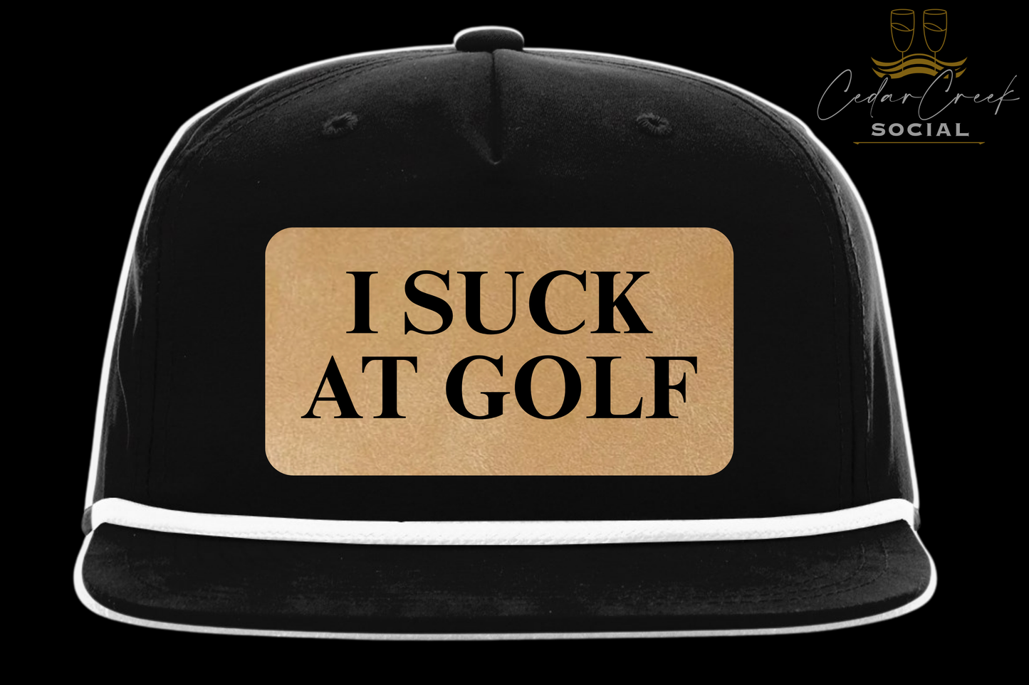 Cedar Creek Social "I SUCK AT GOLF" Hat