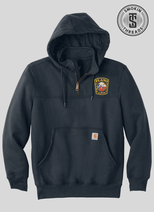 Plano FD Carhartt Heavyweight Hooded 1/4 Zip Sweatshirt