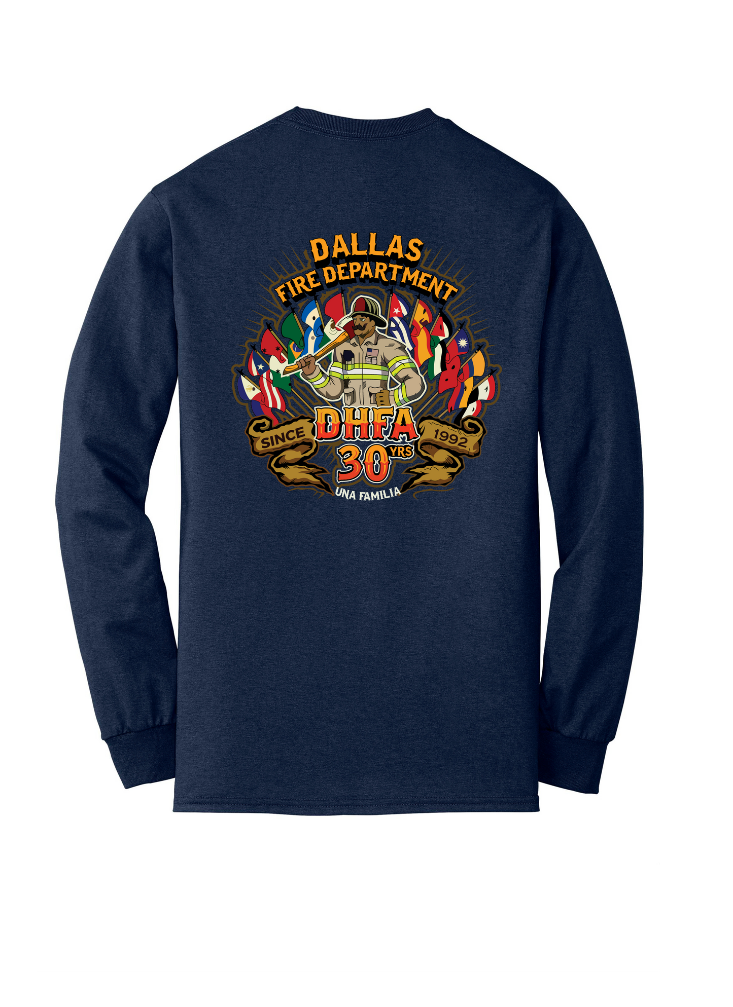 Dallas Bomberos 30th Anniversary Long Sleeve