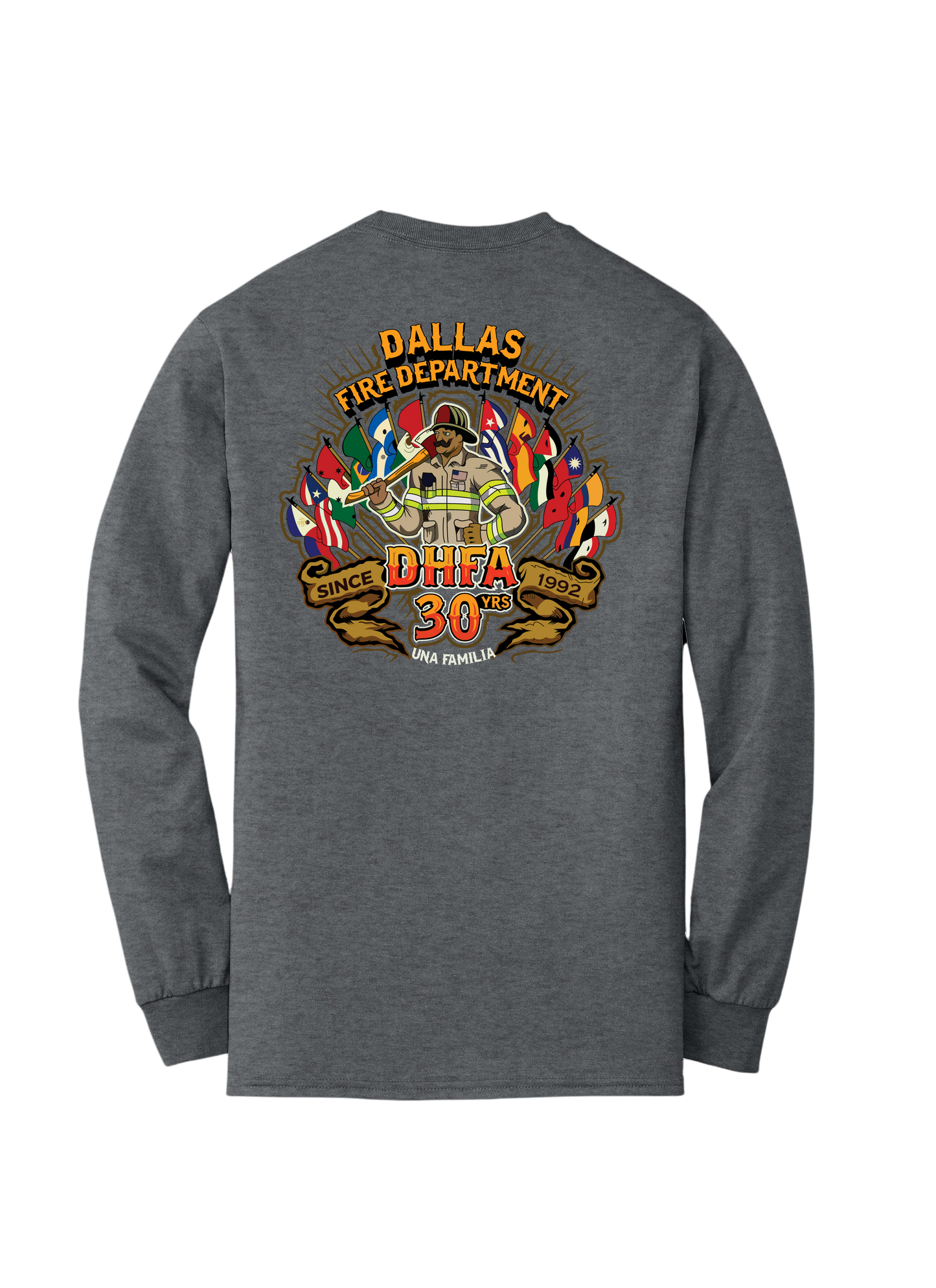 Dallas Bomberos 30th Anniversary Long Sleeve