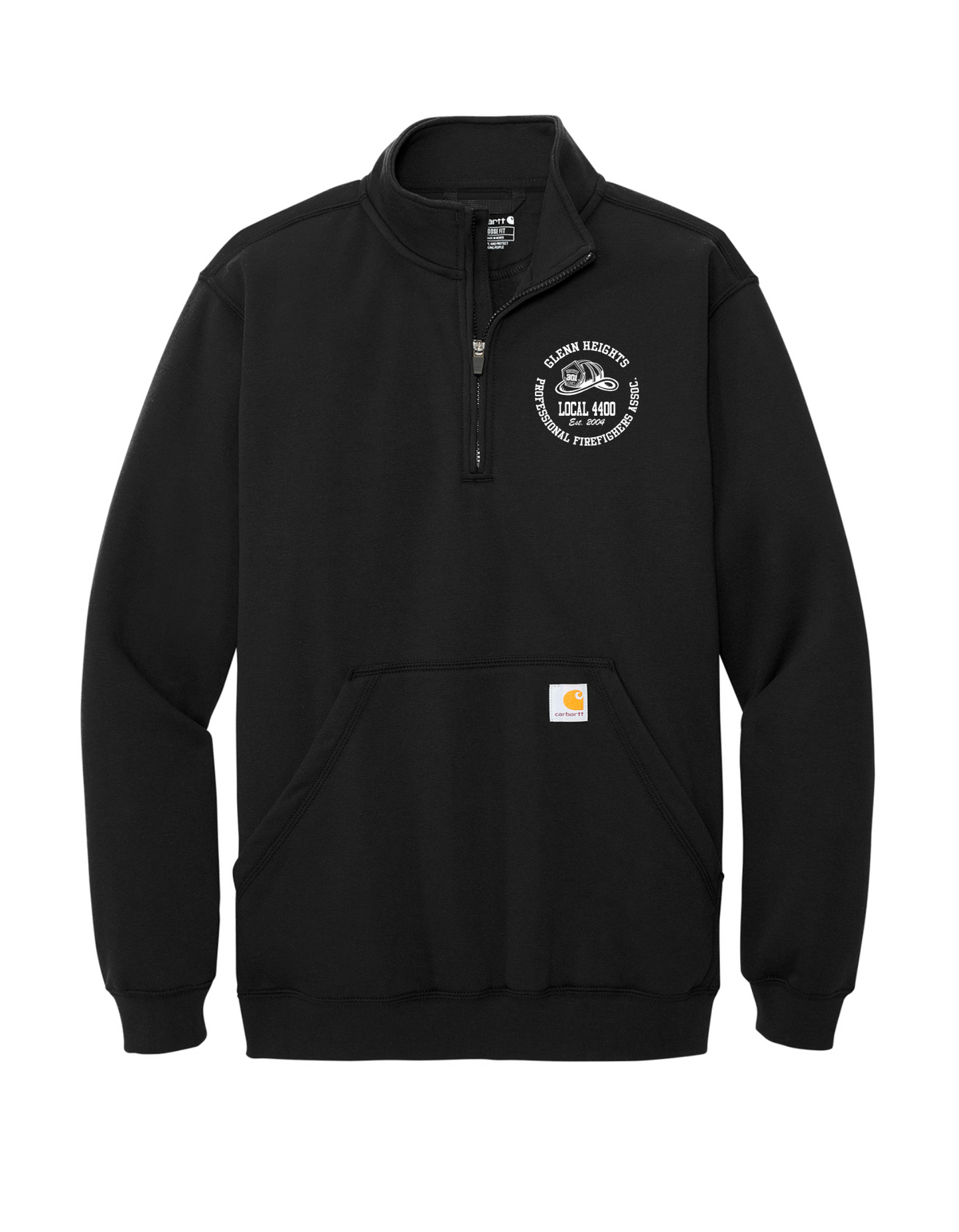 Glenn Heights FD Local 4400 1/4 Zip Midweight Carhartt