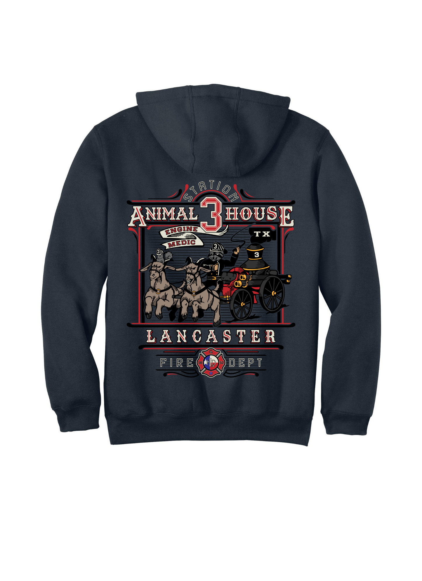 Lancaster FD Animal House Carhartt Midweight Hooded Sweatshirt