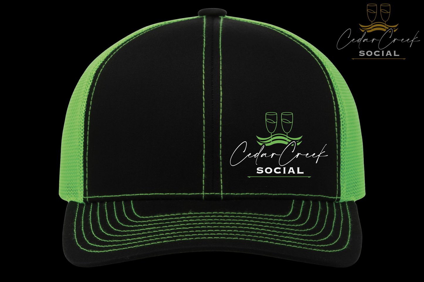 Cedar Creek Social Trucker Snapback