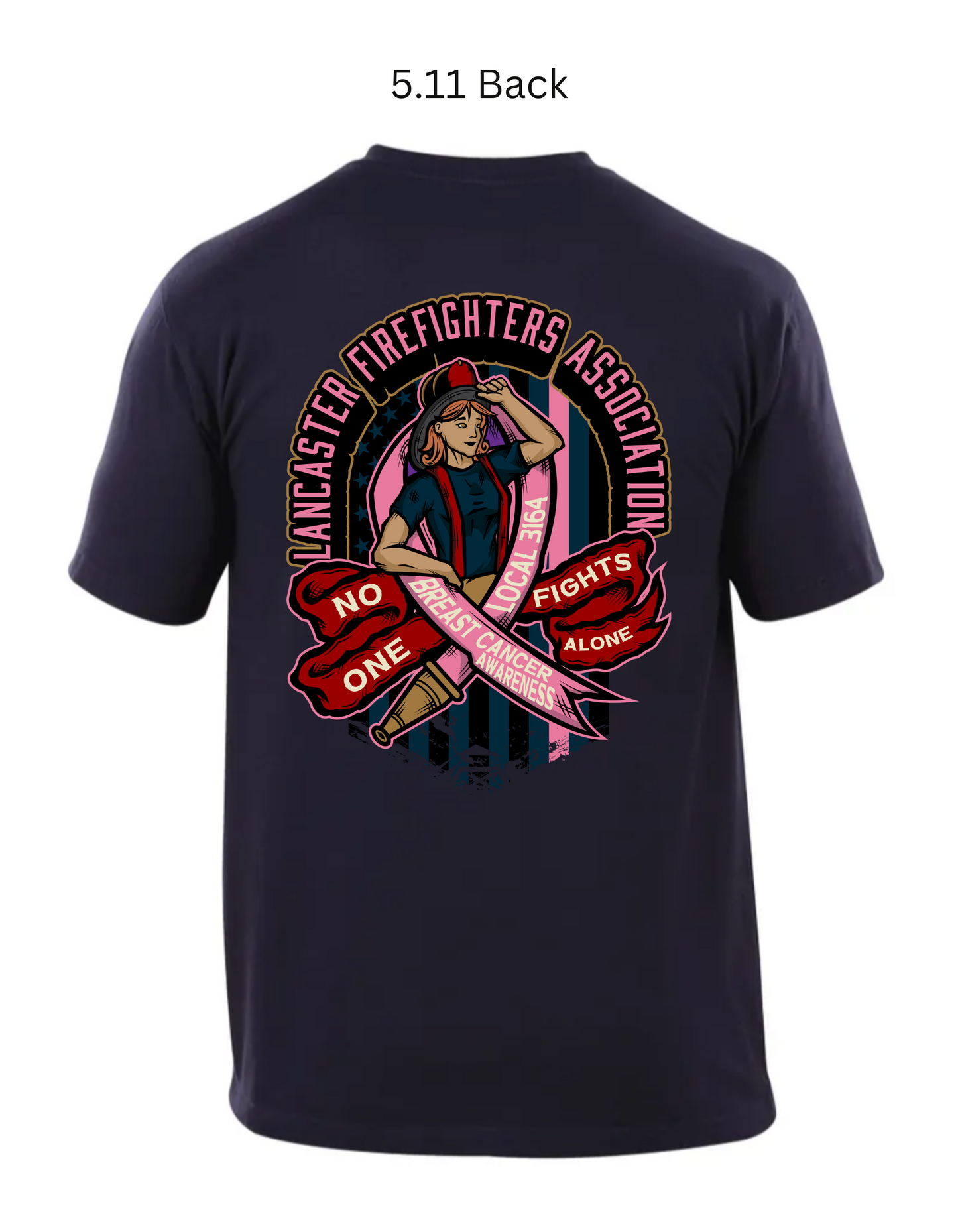 Lancaster FD Breast Cancer Awareness Short Sleeve T-Shirts