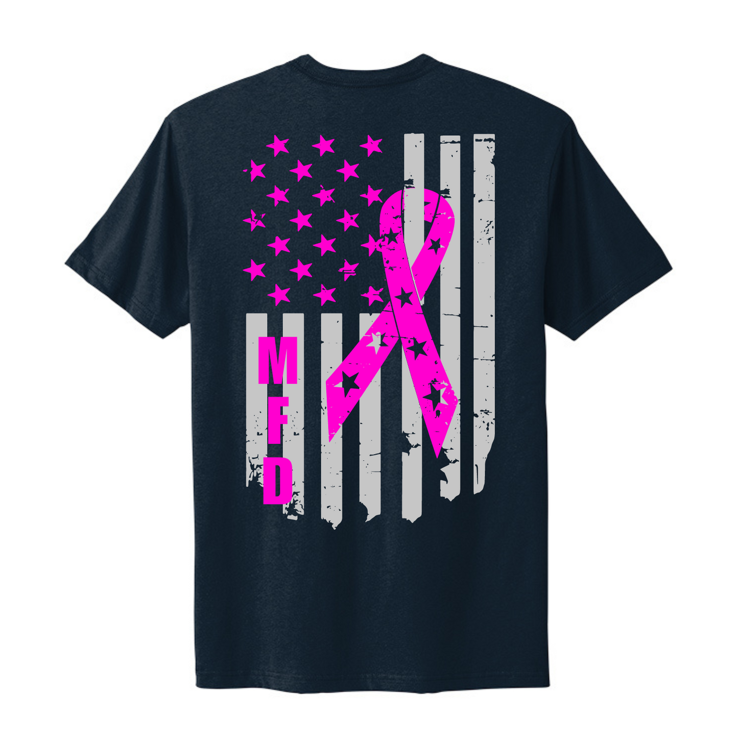 Mesquite FD Mens Off Duty Breast Cancer Awareness Tshirt