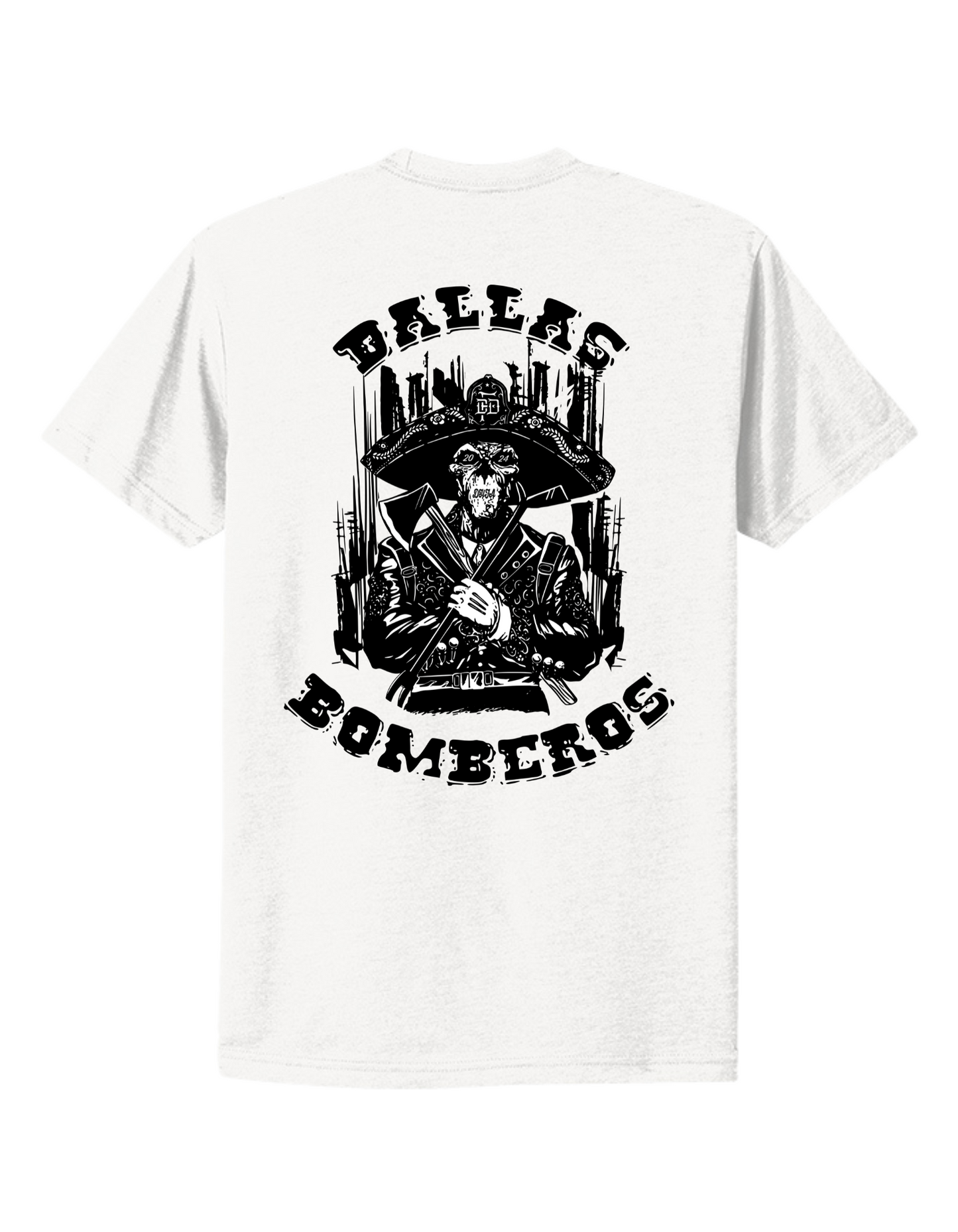 Dallas Bomberos 2024 Cinco De Mayo T-Shirt