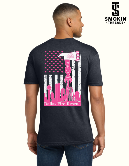 PREORDER Dallas Bomberos 2025 Breast Cancer Awareness T-Shirt