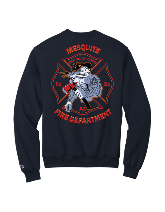 Mesquite FD Station 2 Champion Powerblend Crewneck Sweatshirt