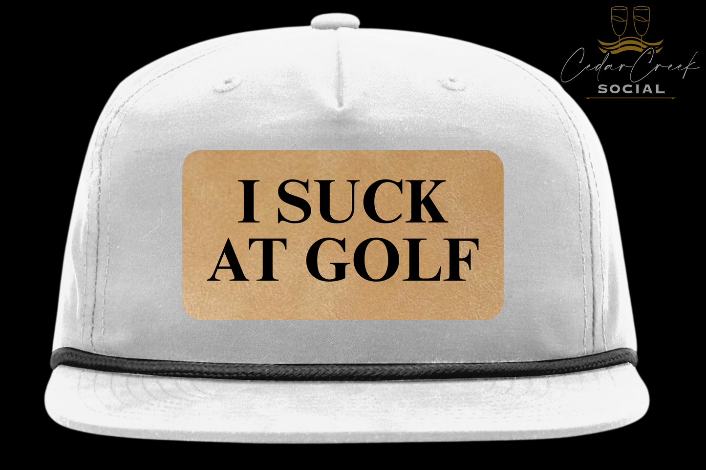 Cedar Creek Social "I SUCK AT GOLF" Hat