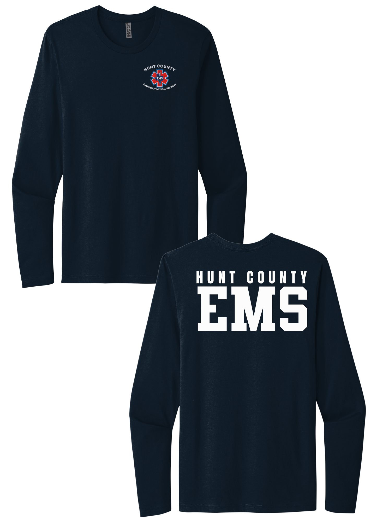 Hunt County EMS Next Level Long Sleeve Shirt