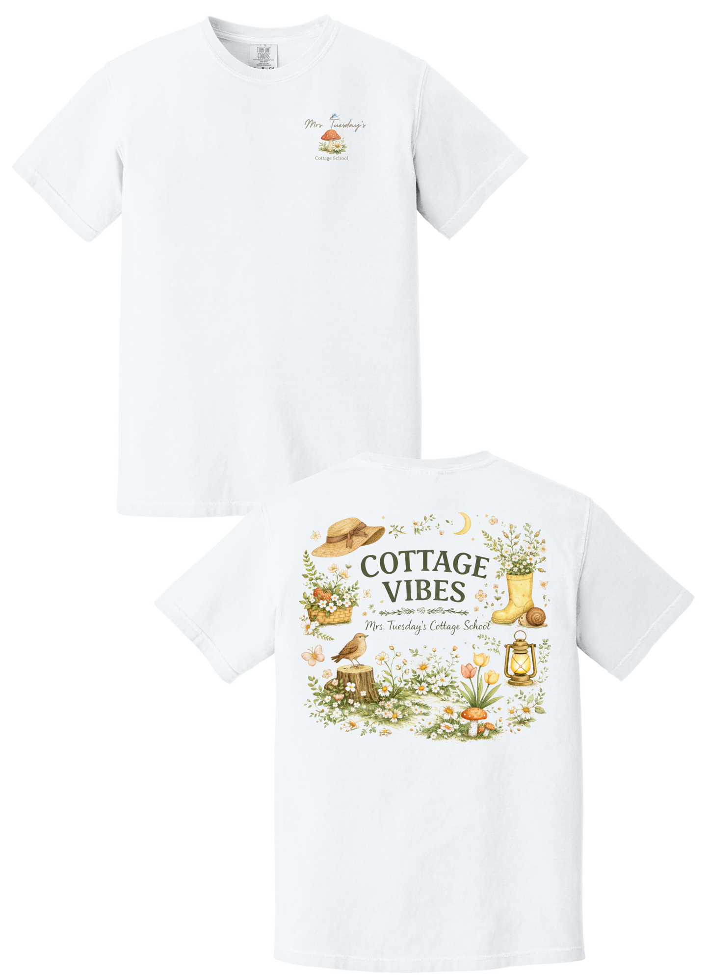 Mrs. Tuesday's Cottage School Adult T-Shirt