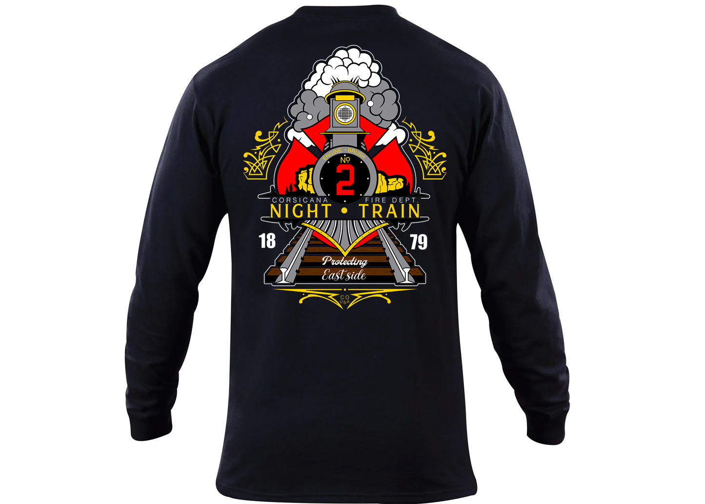 Corsicana FD Station 2 Long Sleeve T-Shirts