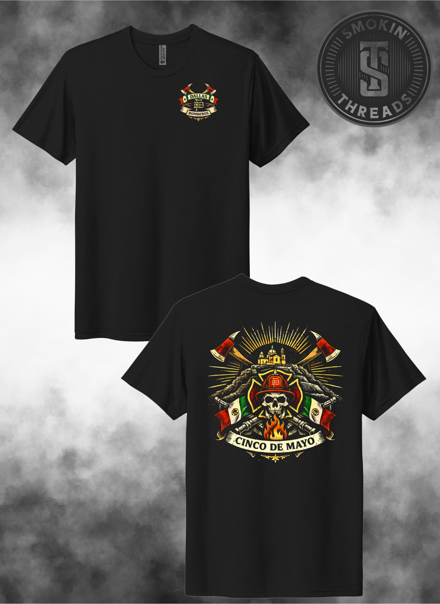 PREORDER Dallas Bomberos Cinco de Mayo 2026 T-Shirt