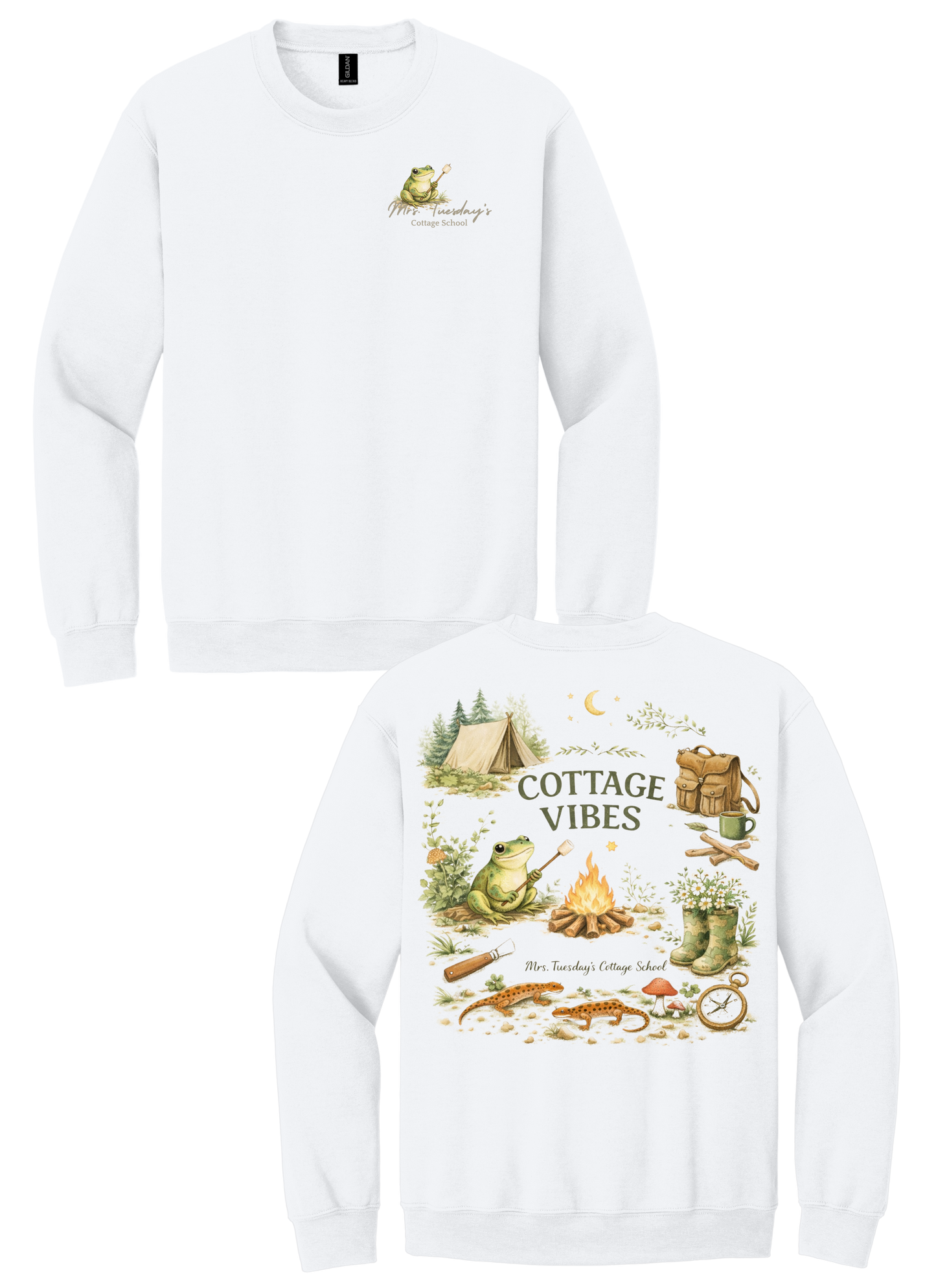 Mrs. Tuesday's Cottage School Adult Sweatshirt