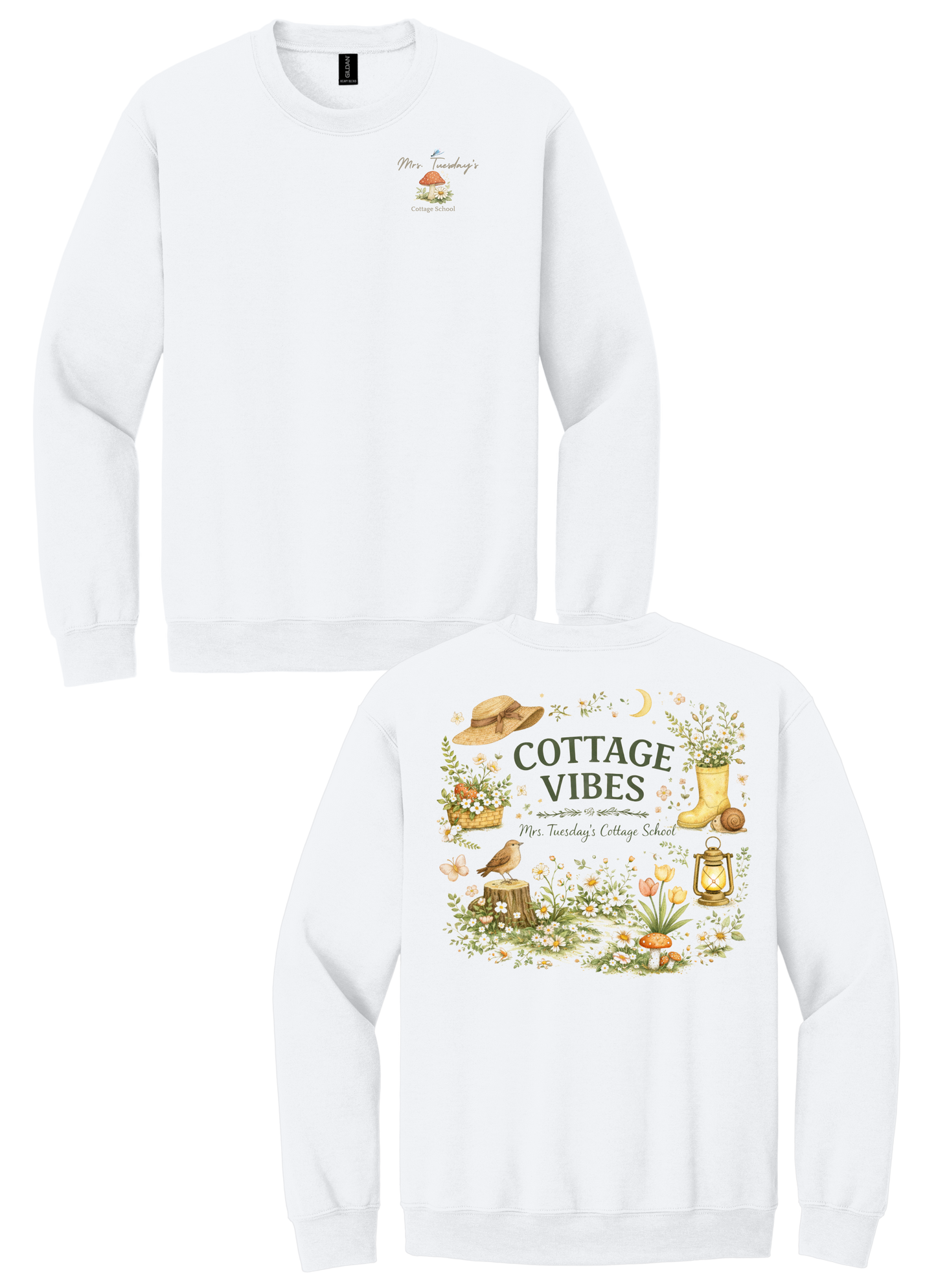 Mrs. Tuesday's Cottage School Adult Sweatshirt