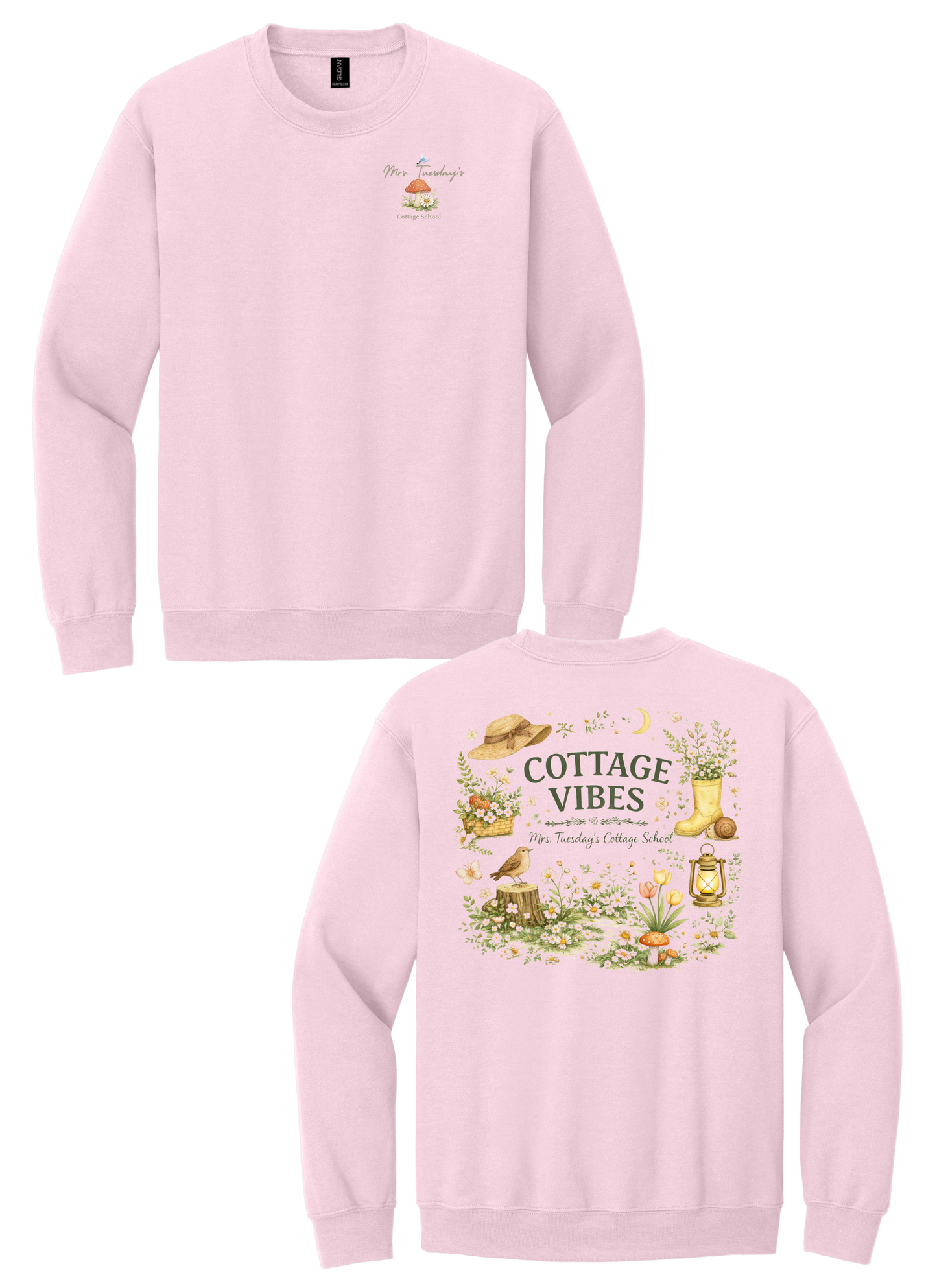 Mrs. Tuesday's Cottage School Adult Sweatshirt