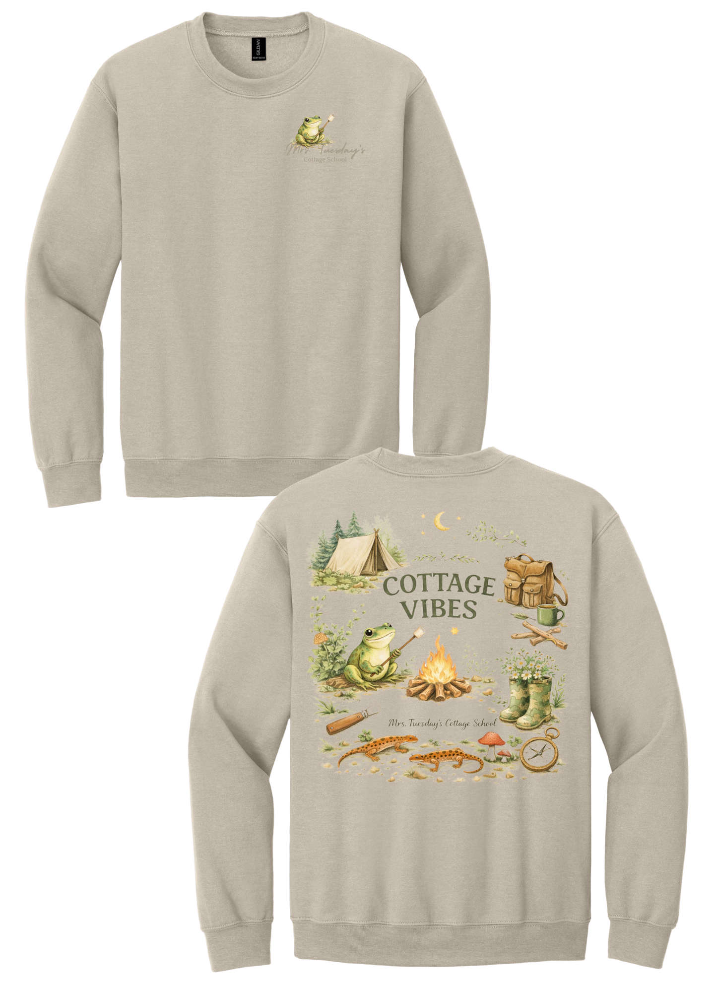 Mrs. Tuesday's Cottage School Adult Sweatshirt