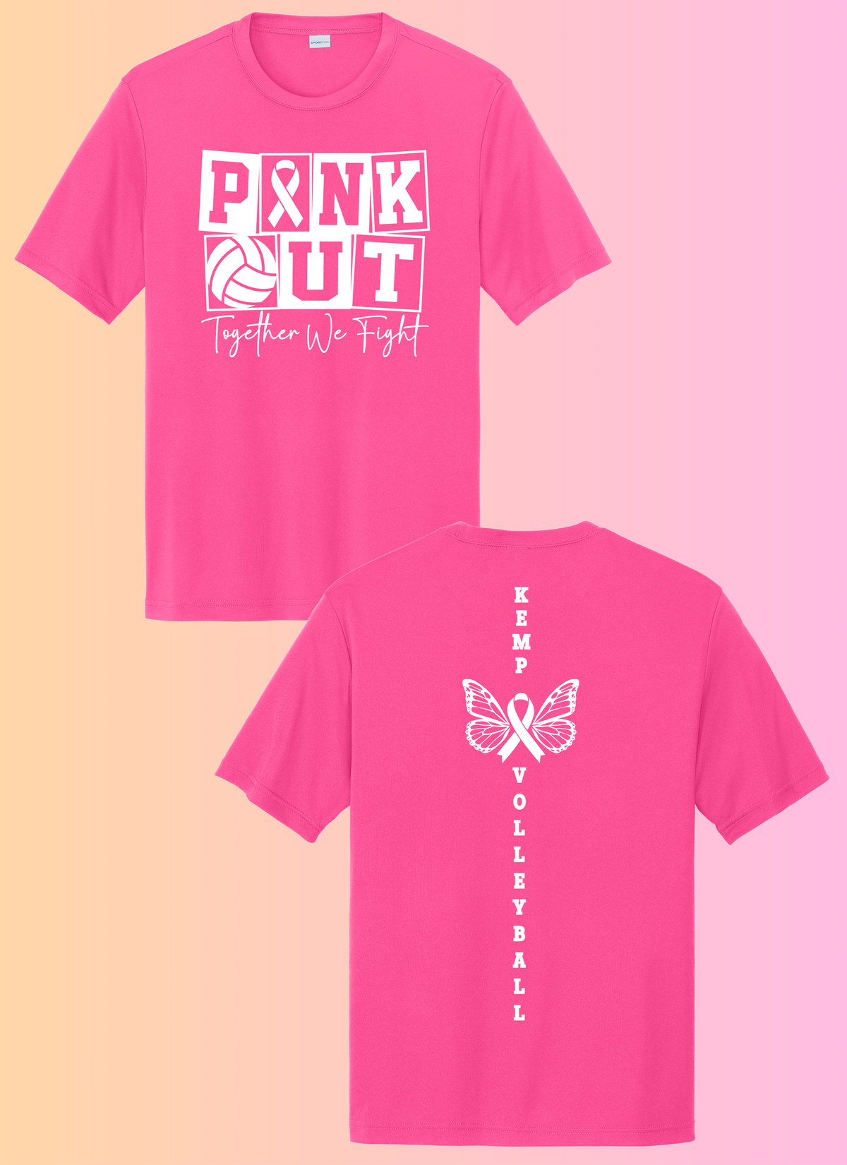 Kemp Volleyball Breast Cancer Shirt