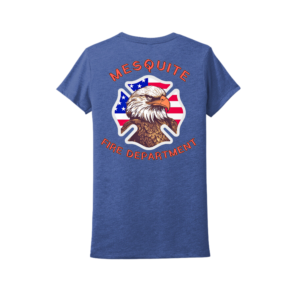 Mesquite FD Womens Patriotic Tshirt