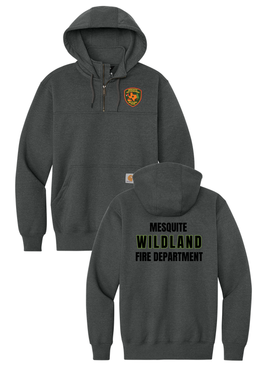 Mesquite FD Wildland Carhartt® Rain Defender® Paxton Heavyweight Hooded Zip Mock Sweatshirt