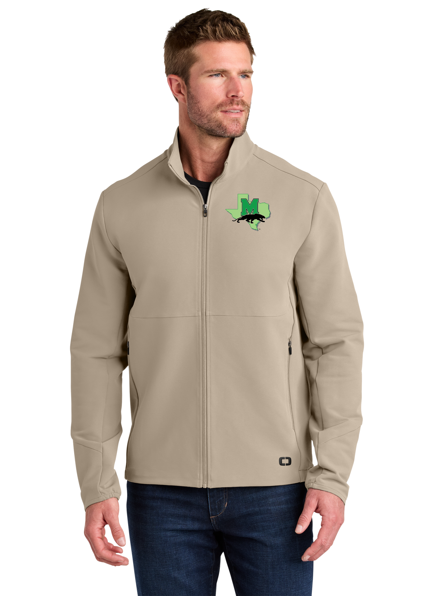 Mabank ISD Original Mens Soft Shell Zip Up
