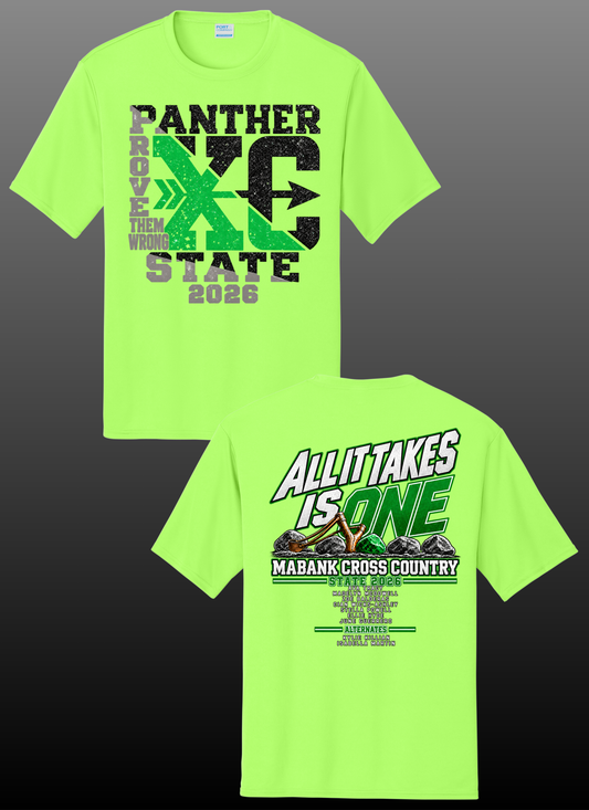 Mabank Cross Country State Shirt 2026