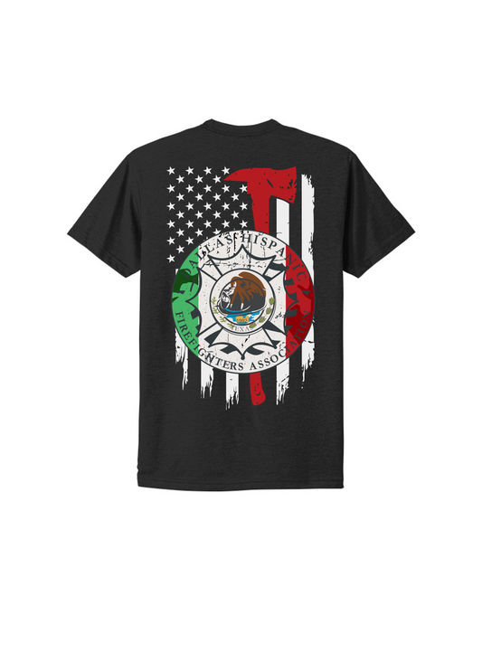 Dallas Bomberos Mexico Flag with White Pocket