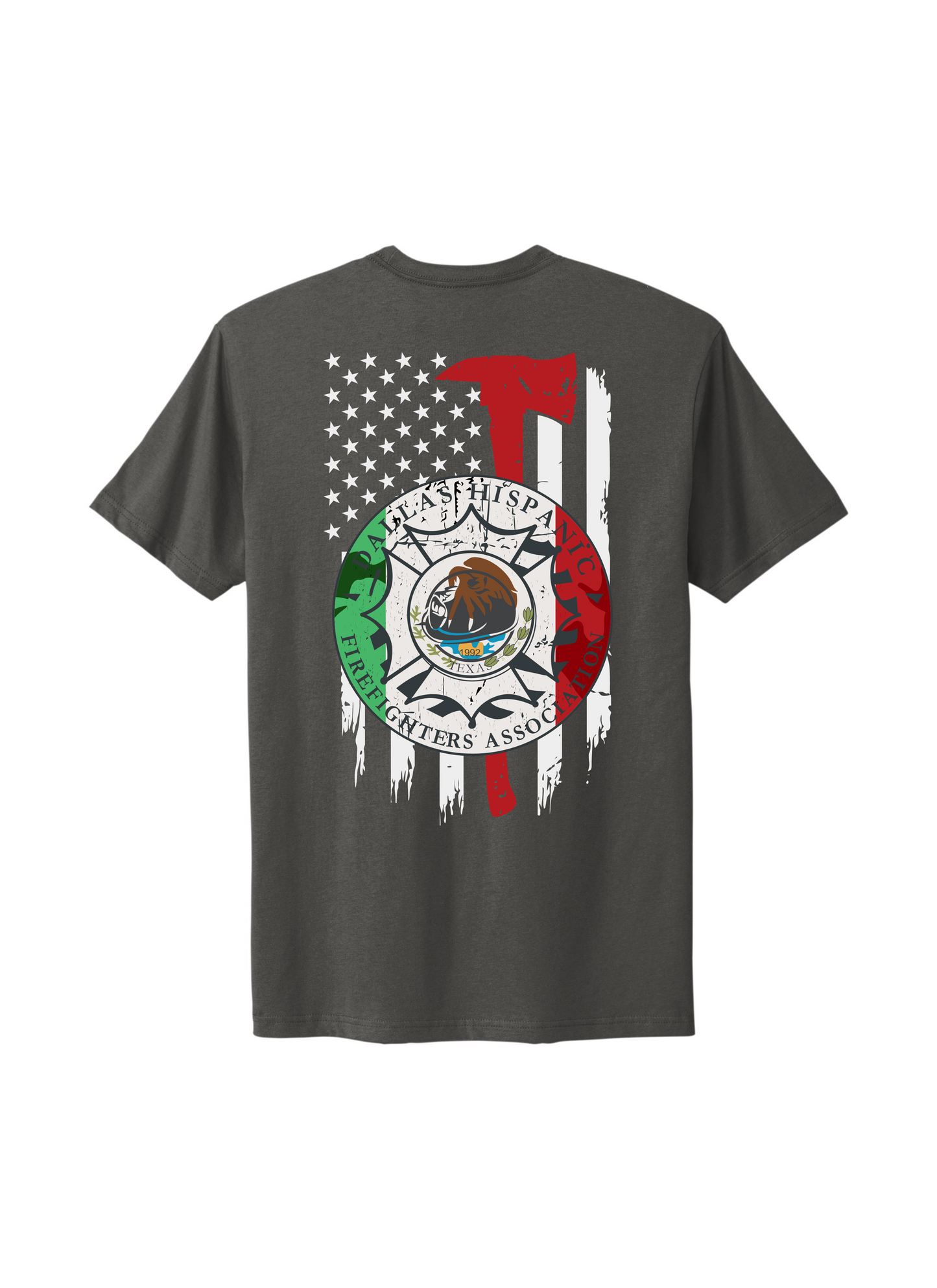 Dallas Bomberos Mexico Flag with White Pocket