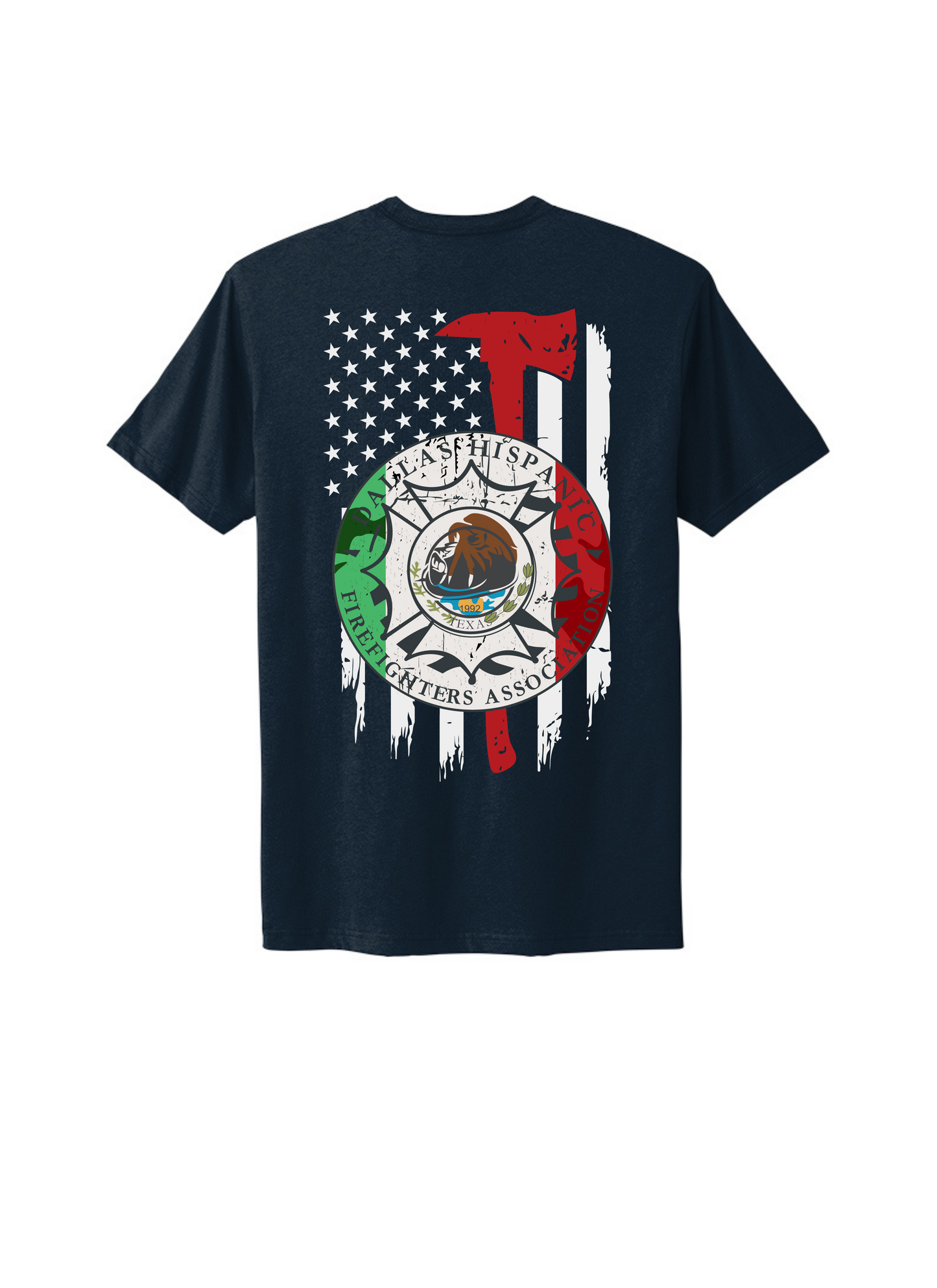 Dallas Bomberos Mexico Flag with White Pocket