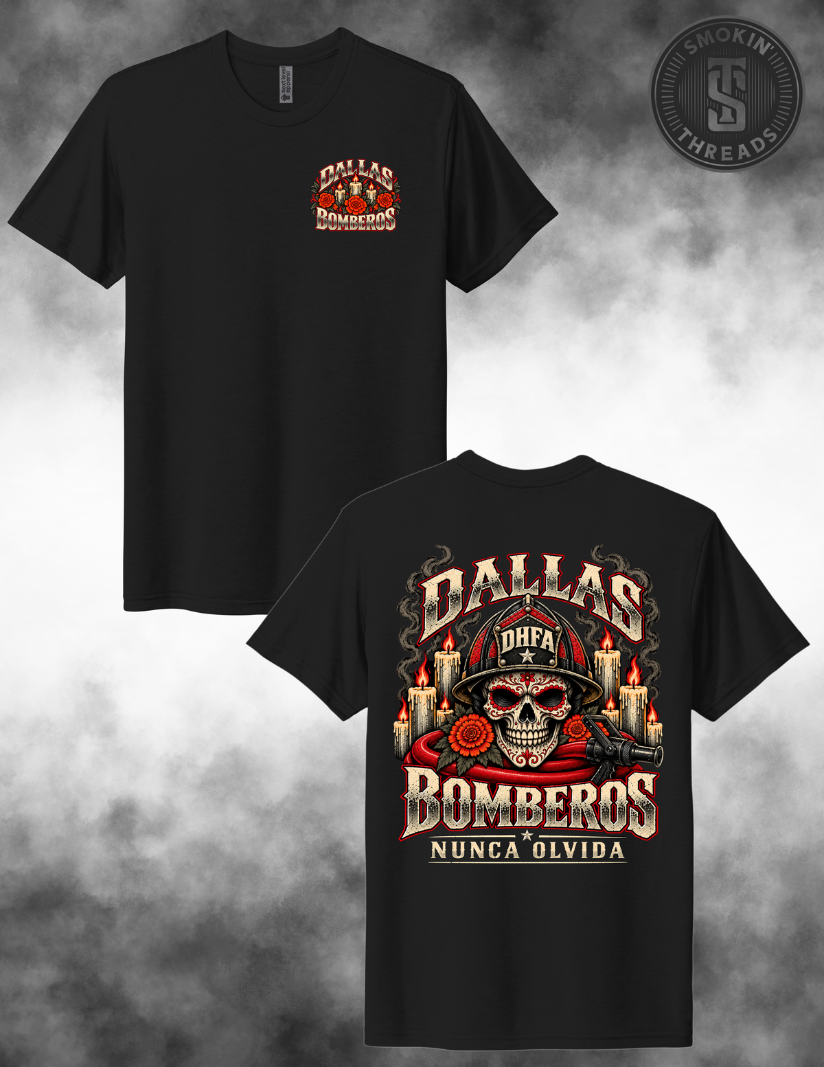 PREORDER Dallas Bomberos Dia De Los Muertos 2026 T-Shirt