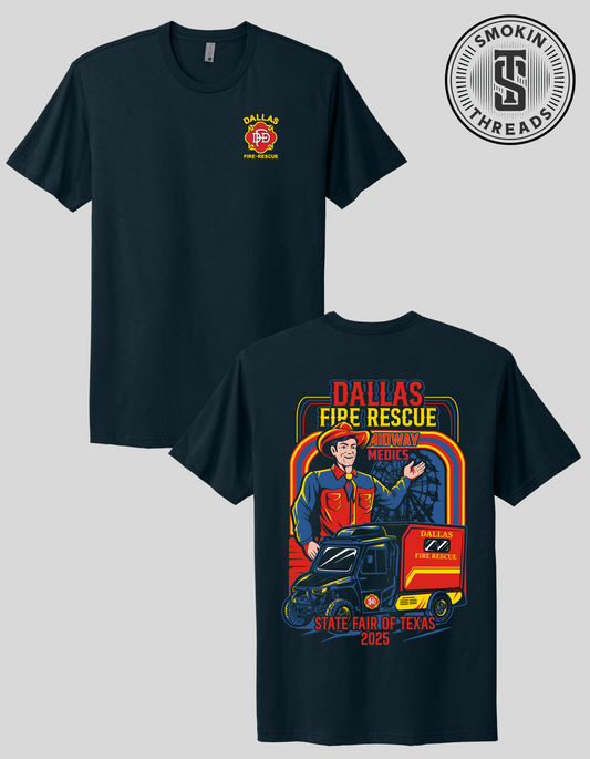 Dallas FD SE State Fair of Texas 2025 T-Shirt