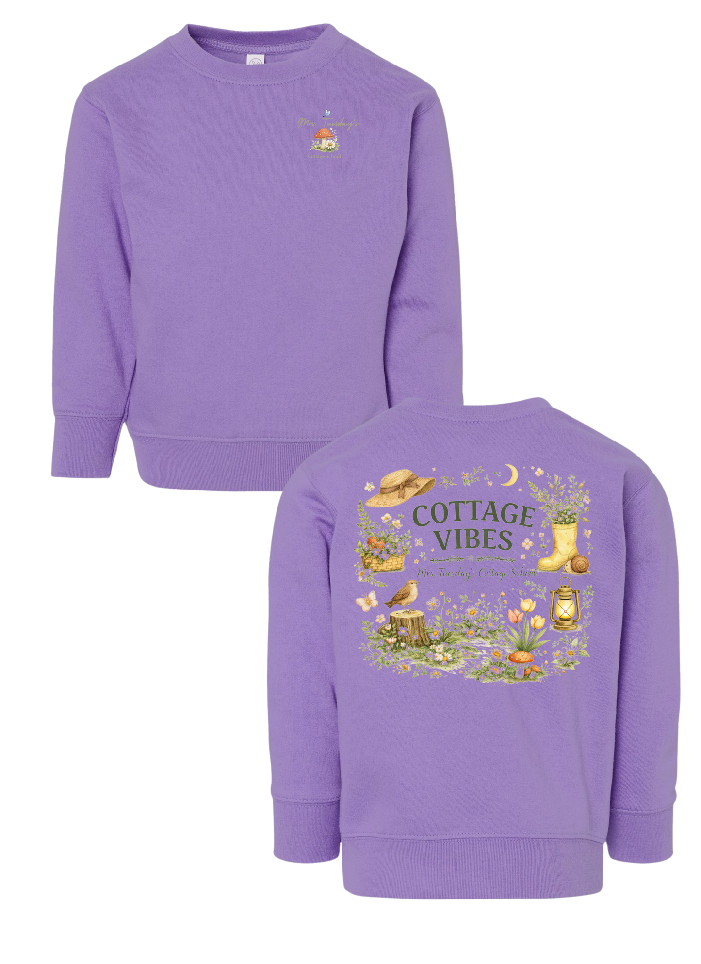 Mrs. Tuesday's Cottage School Toddler Sweatshirt