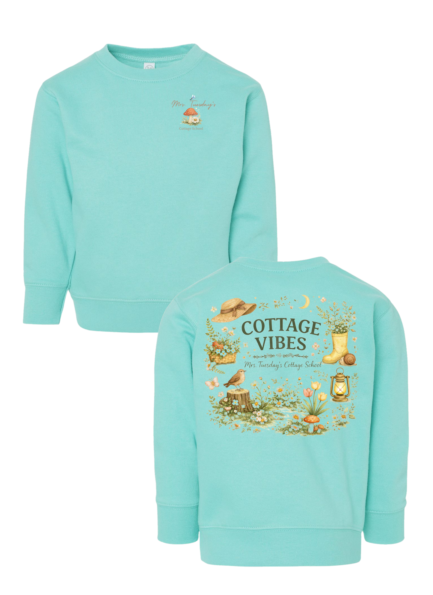 Mrs. Tuesday's Cottage School Toddler Sweatshirt