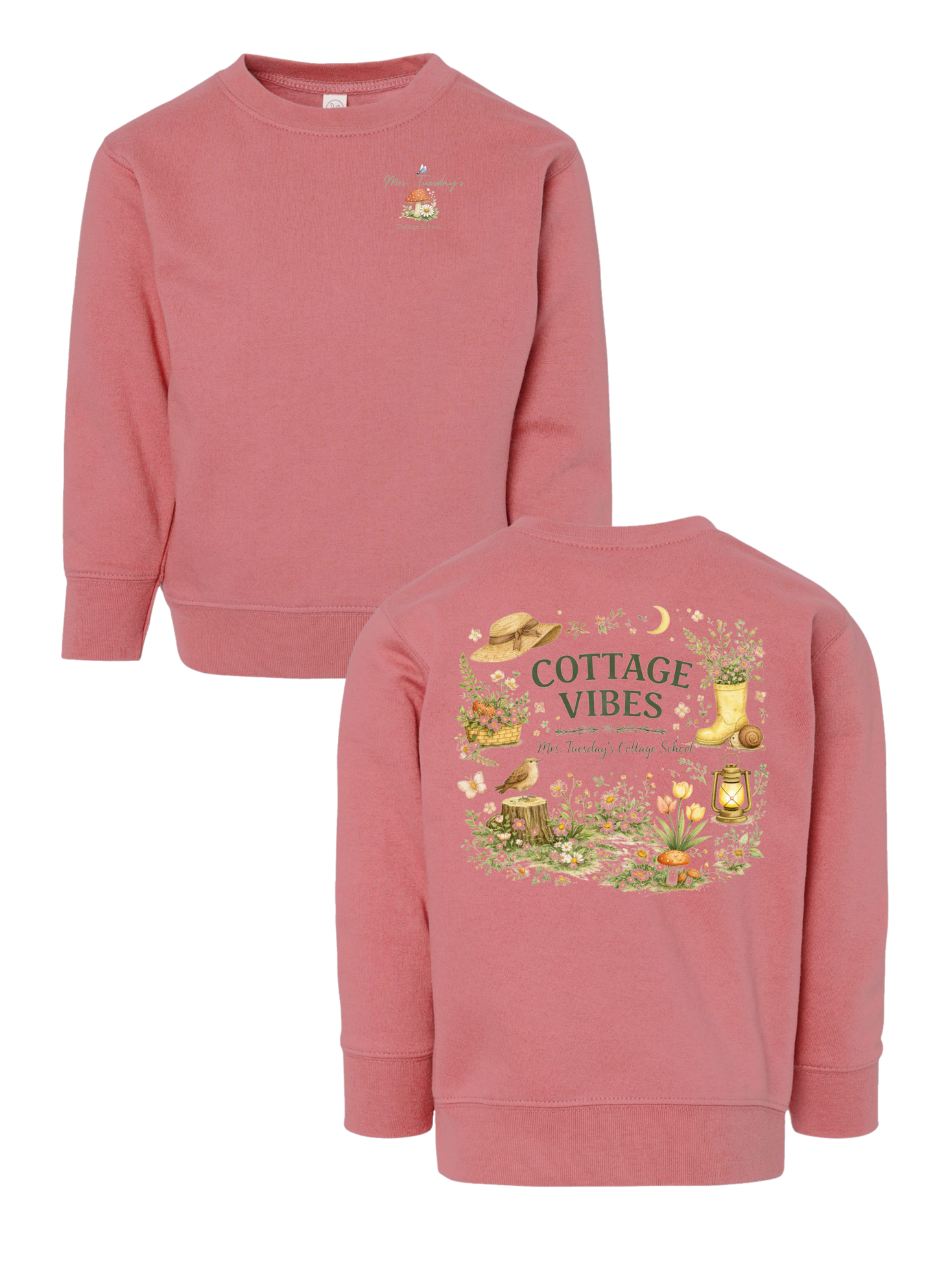 Mrs. Tuesday's Cottage School Toddler Sweatshirt