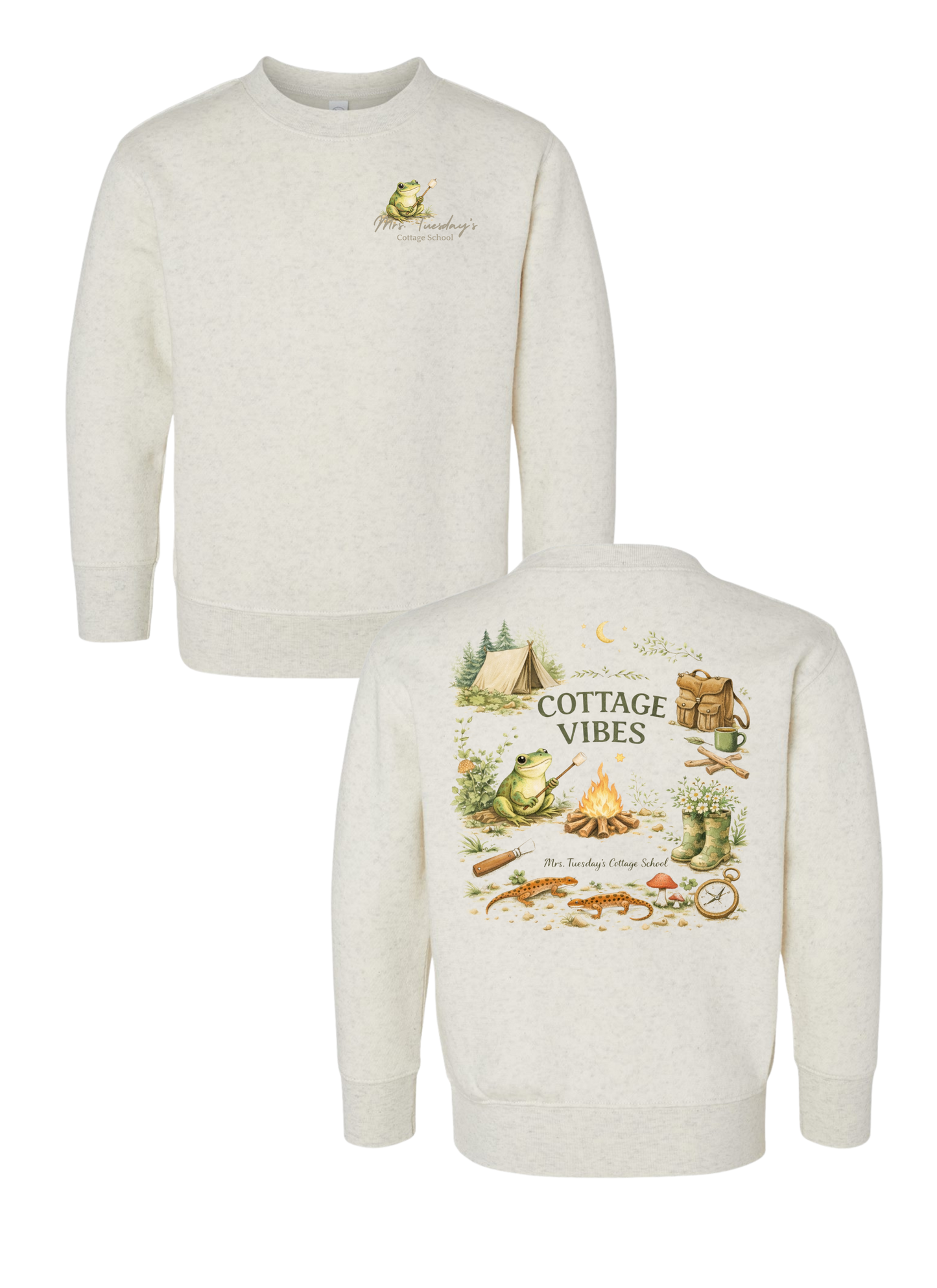 Mrs. Tuesday's Cottage School Toddler Sweatshirt