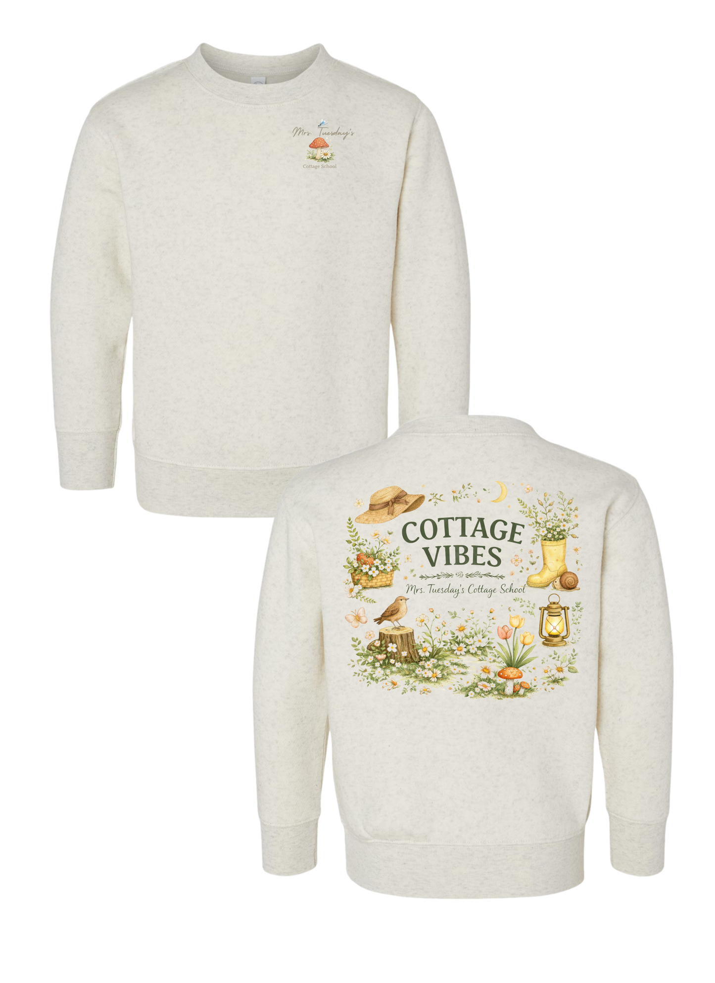 Mrs. Tuesday's Cottage School Toddler Sweatshirt