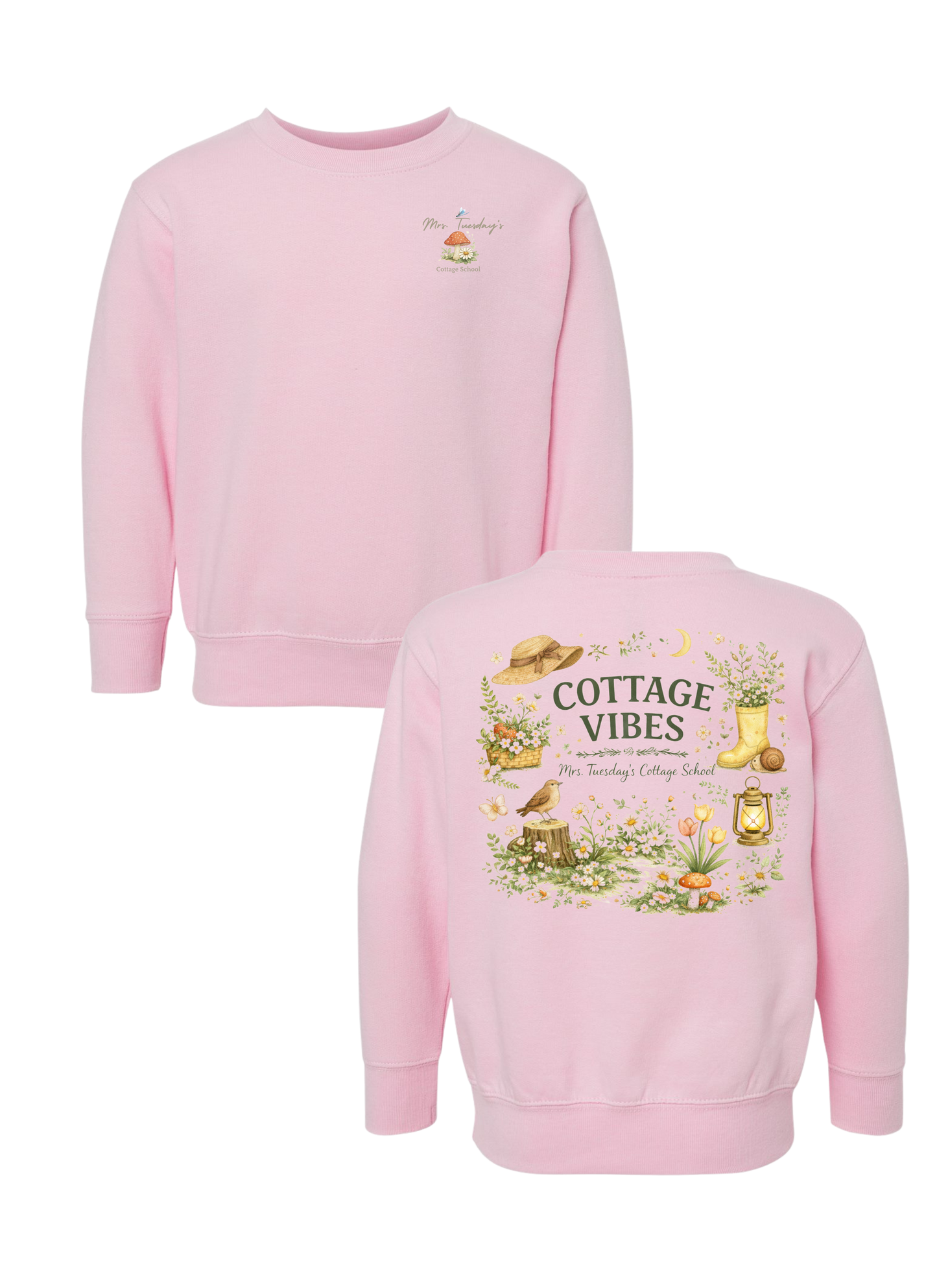 Mrs. Tuesday's Cottage School Toddler Sweatshirt
