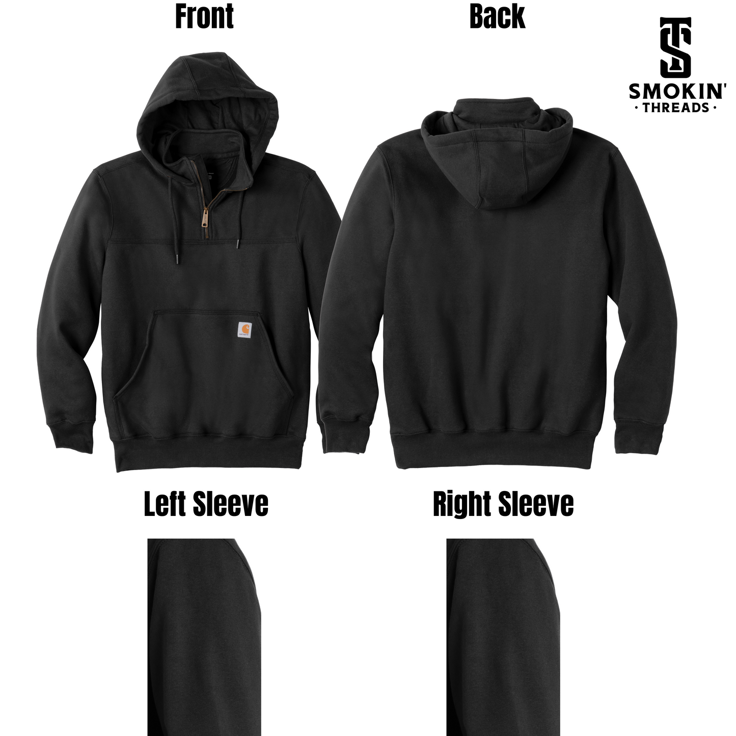 Carhartt Heavyweight Hooded 1/4 Zip Sweatshirt